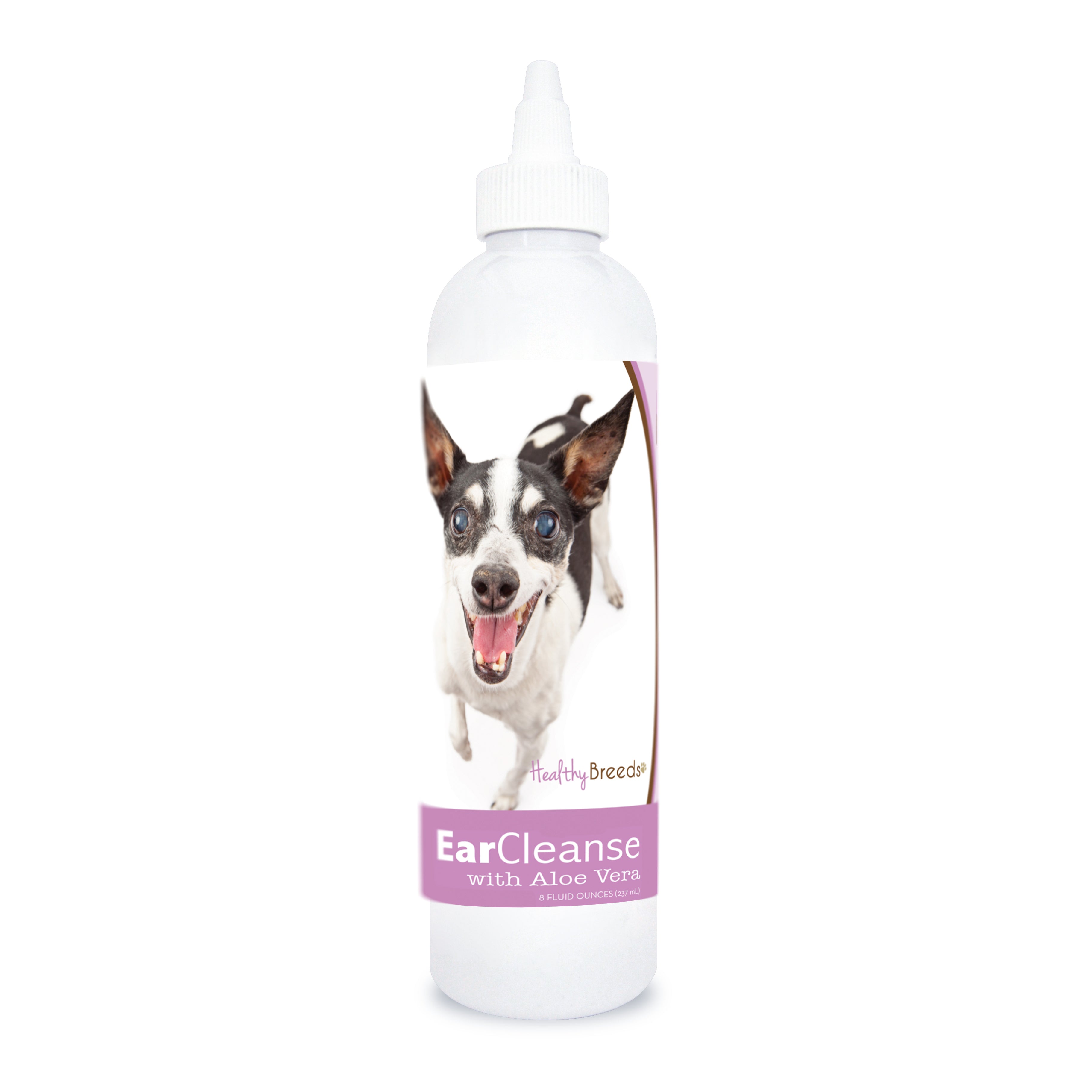 Rat Terrier Ear Cleanse with Aloe Vera Sweet Pea and Vanilla 8 oz