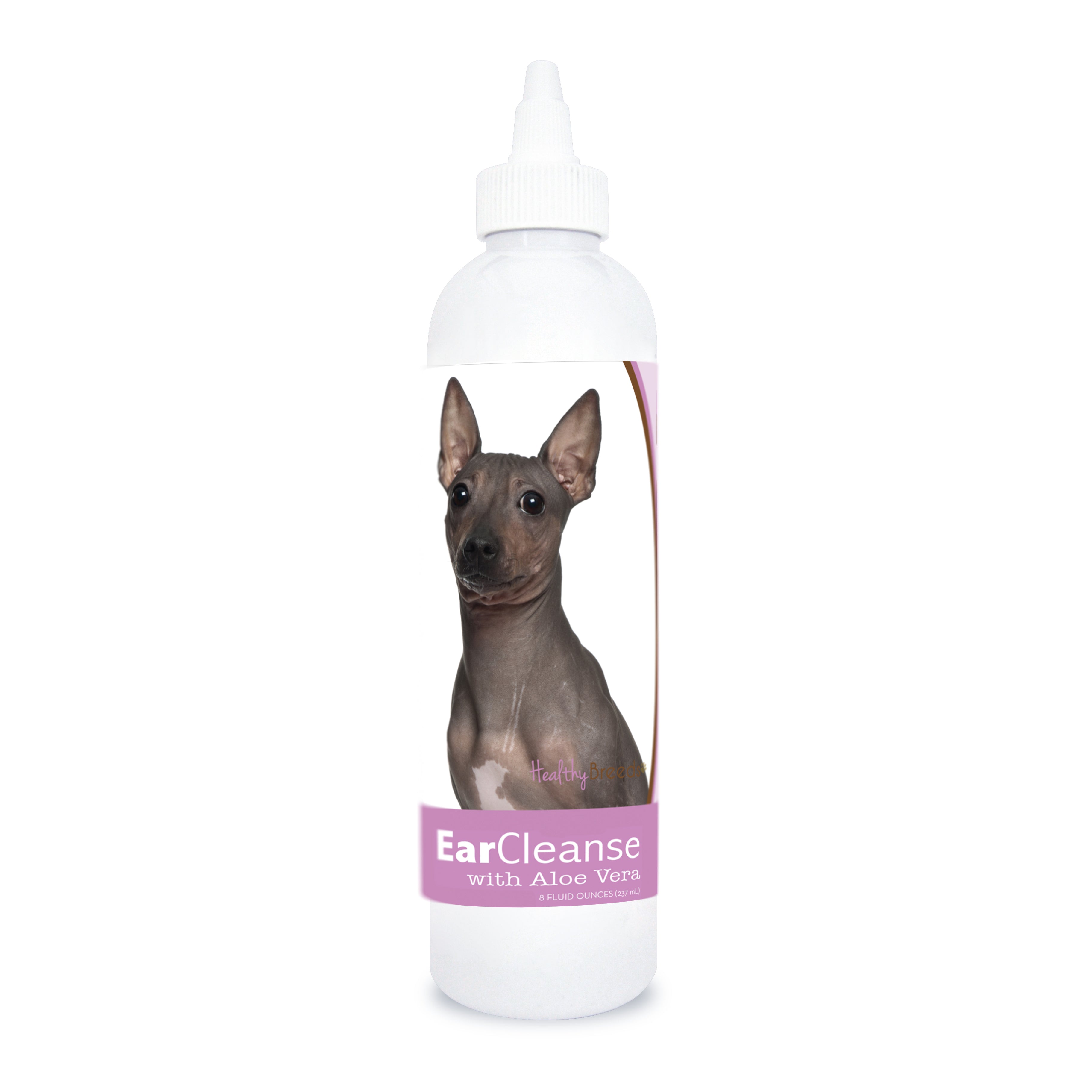 American Hairless Terrier Ear Cleanse with Aloe Vera Sweet Pea and Vanilla 8 oz