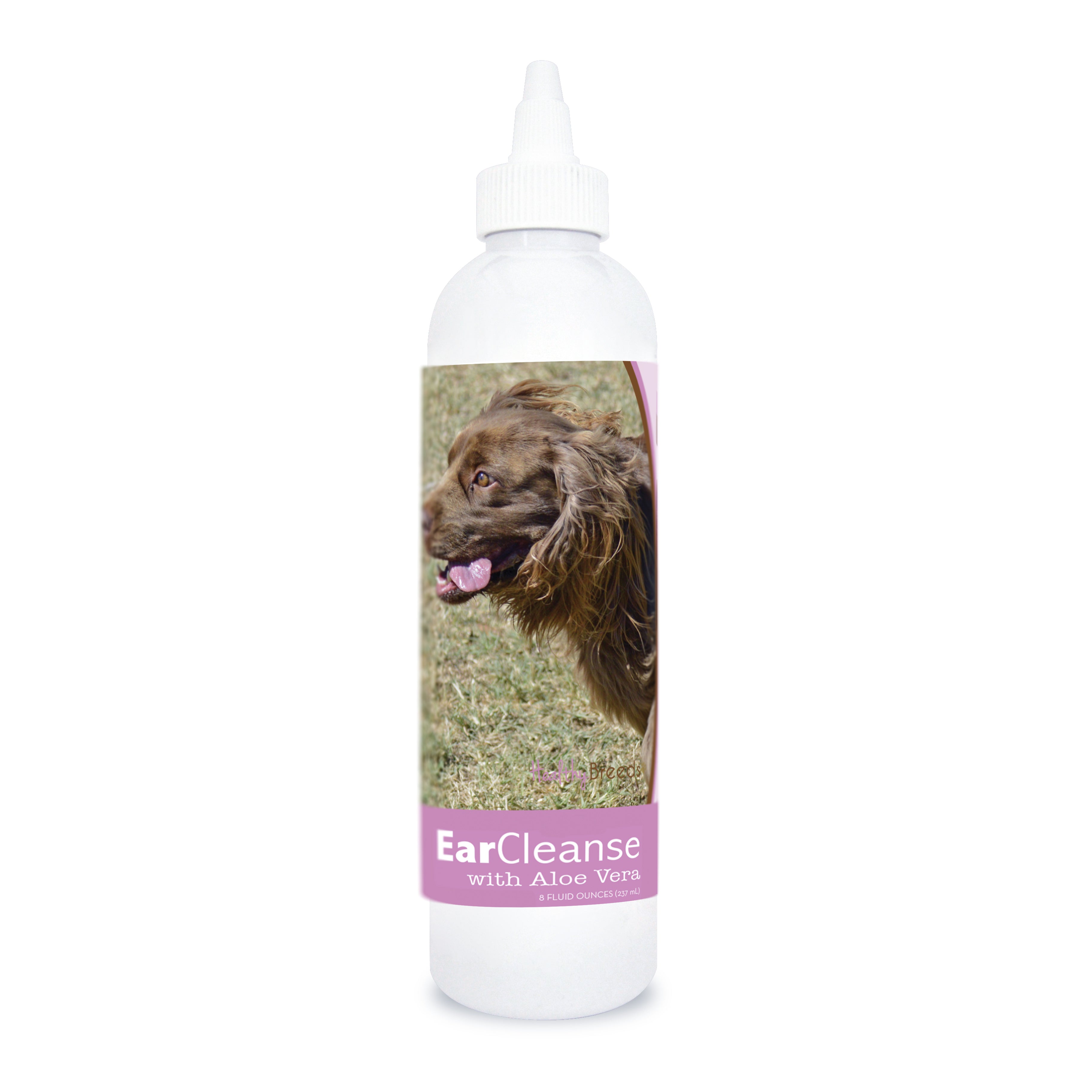 Sussex Spaniel Ear Cleanse with Aloe Vera Sweet Pea and Vanilla 8 oz